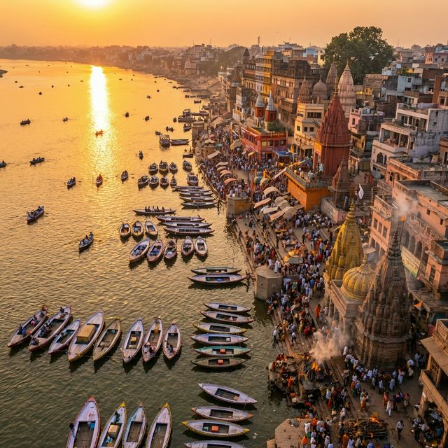 Sunrise at Varanasi Ghats
